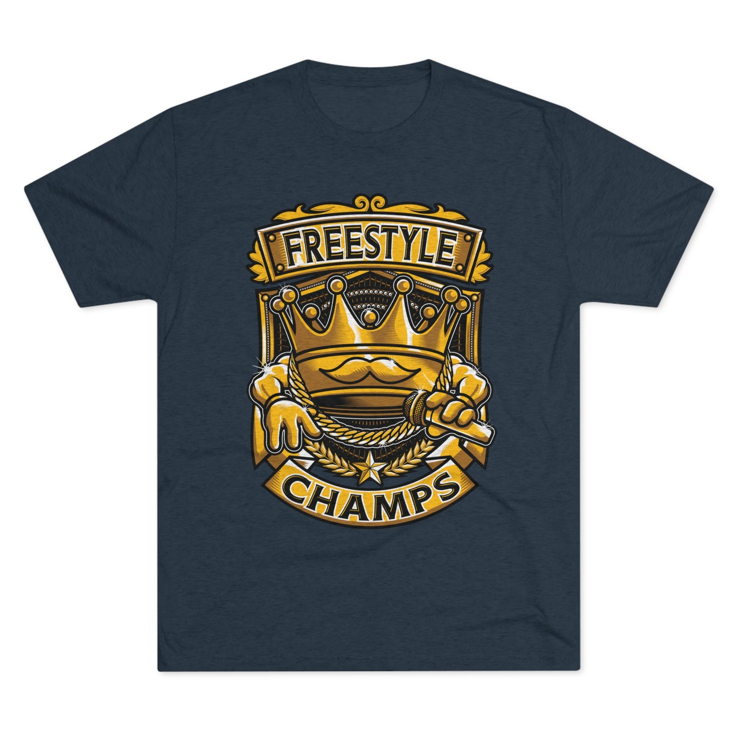 FREESTYLE CHAMPS  - PREMIUM SOFT - Unisex Tri-Blend Crew Tee (Next Level 6010)
