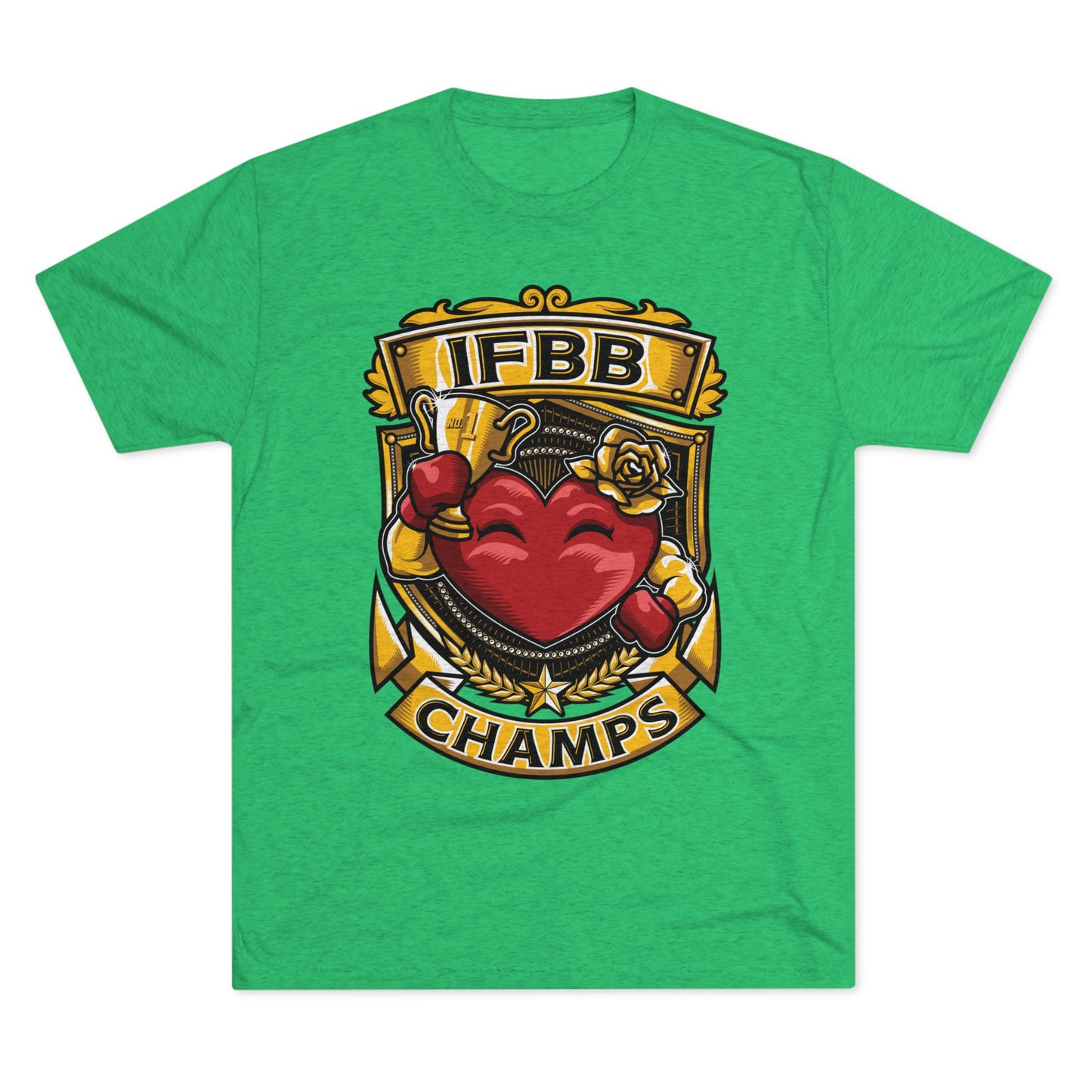 IFBB CHAMPS  - PREMIUM SOFT - Unisex Tri-Blend Crew Tee (Next Level 6010)