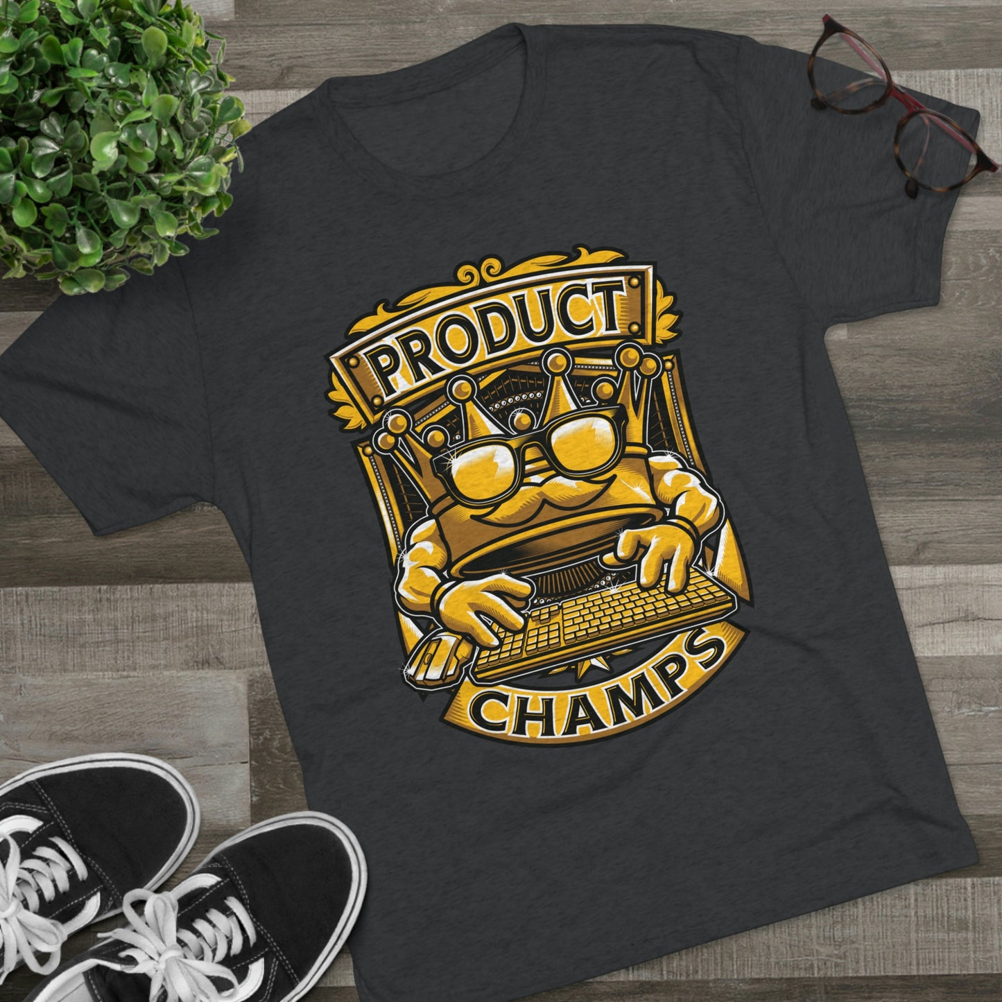PRODUCT MANAGER CHAMPS (Men) - PREMIUM SOFT - Unisex Tri-Blend Crew Tee (Next Level 6010)