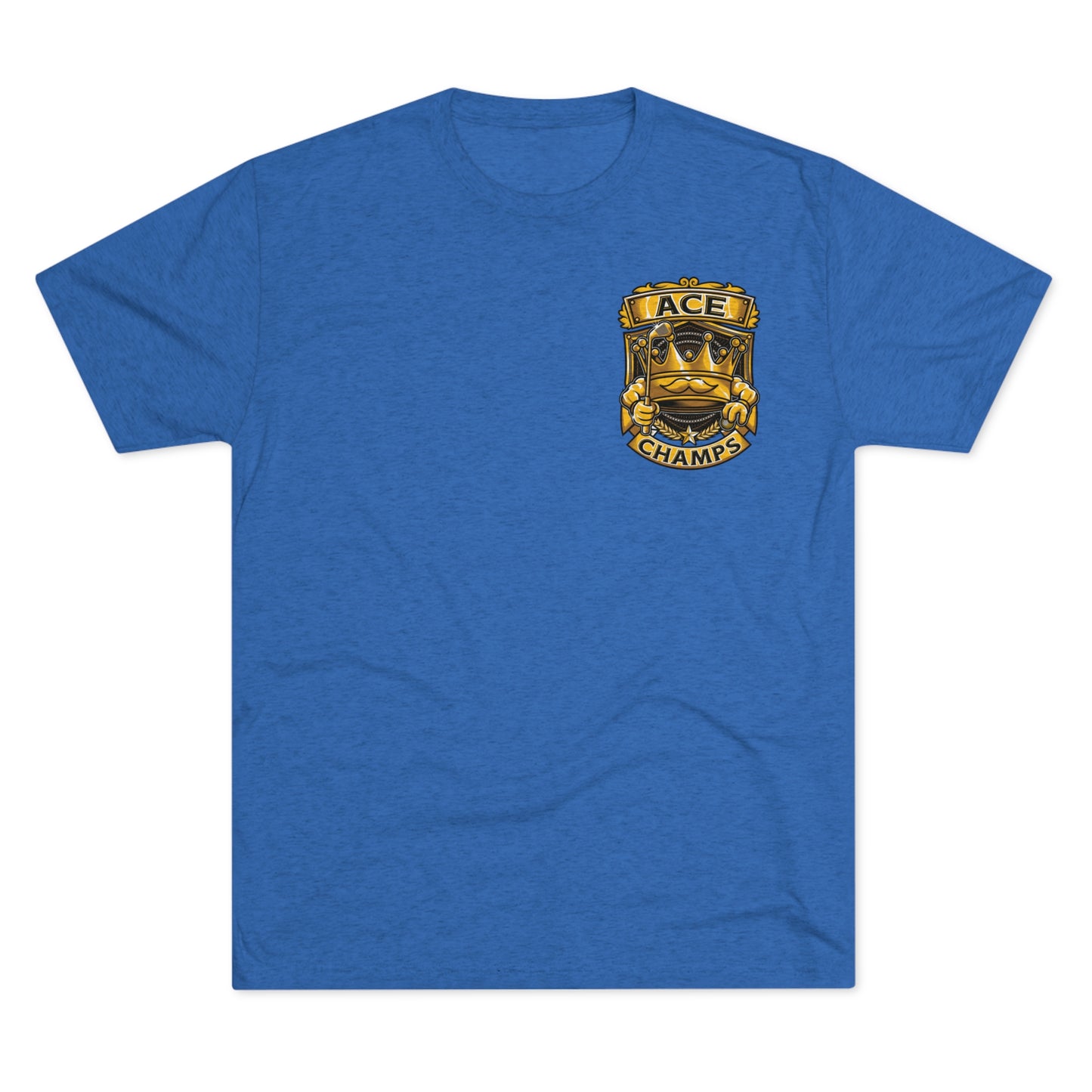 ACE CHAMPS (Small Logo) - PREMIUM SOFT - Unisex Tri-Blend Crew Tee (Next Level 6010)