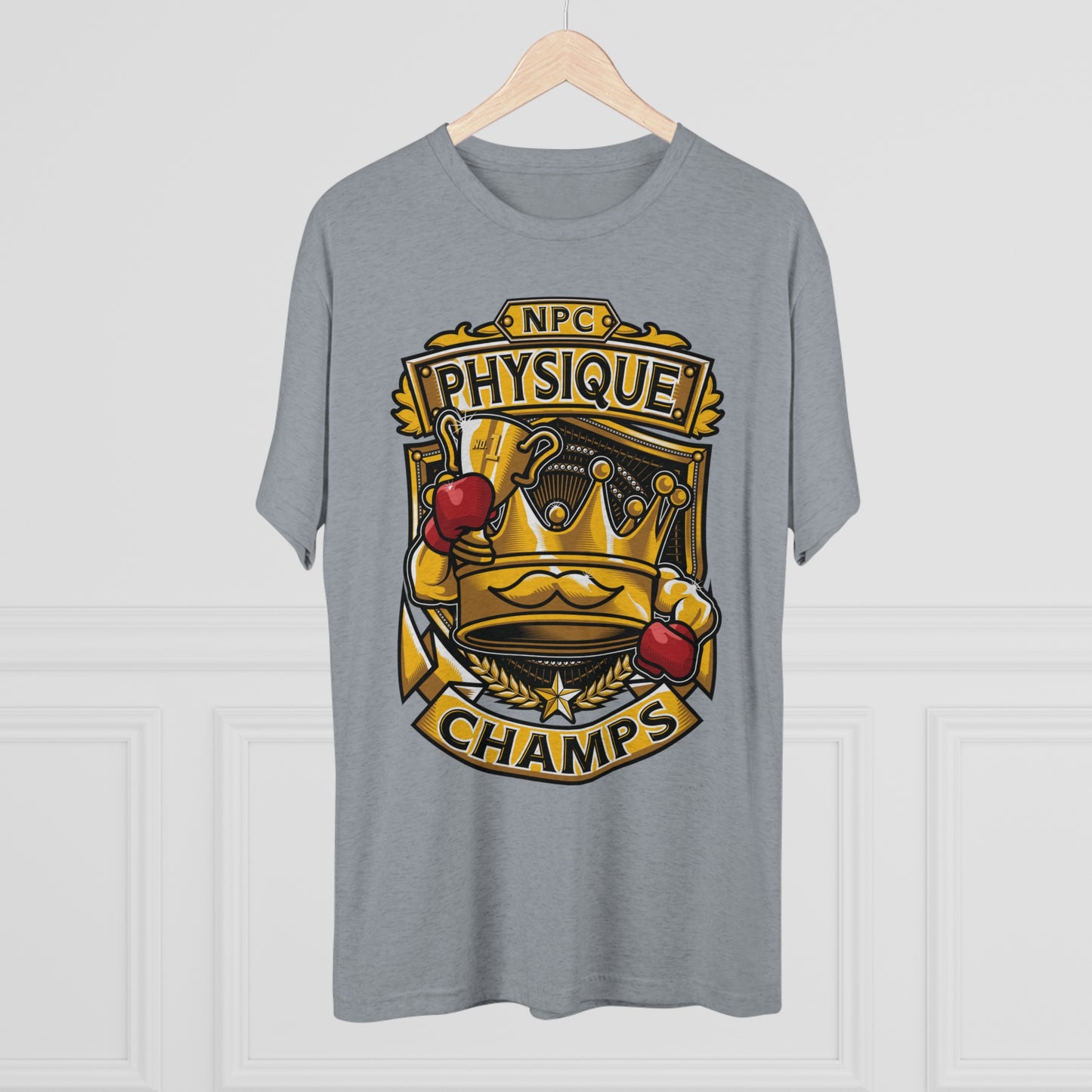 NPC PHYSIQUE CHAMPS  - PREMIUM SOFT - Unisex Tri-Blend Crew Tee (Next Level 6010)