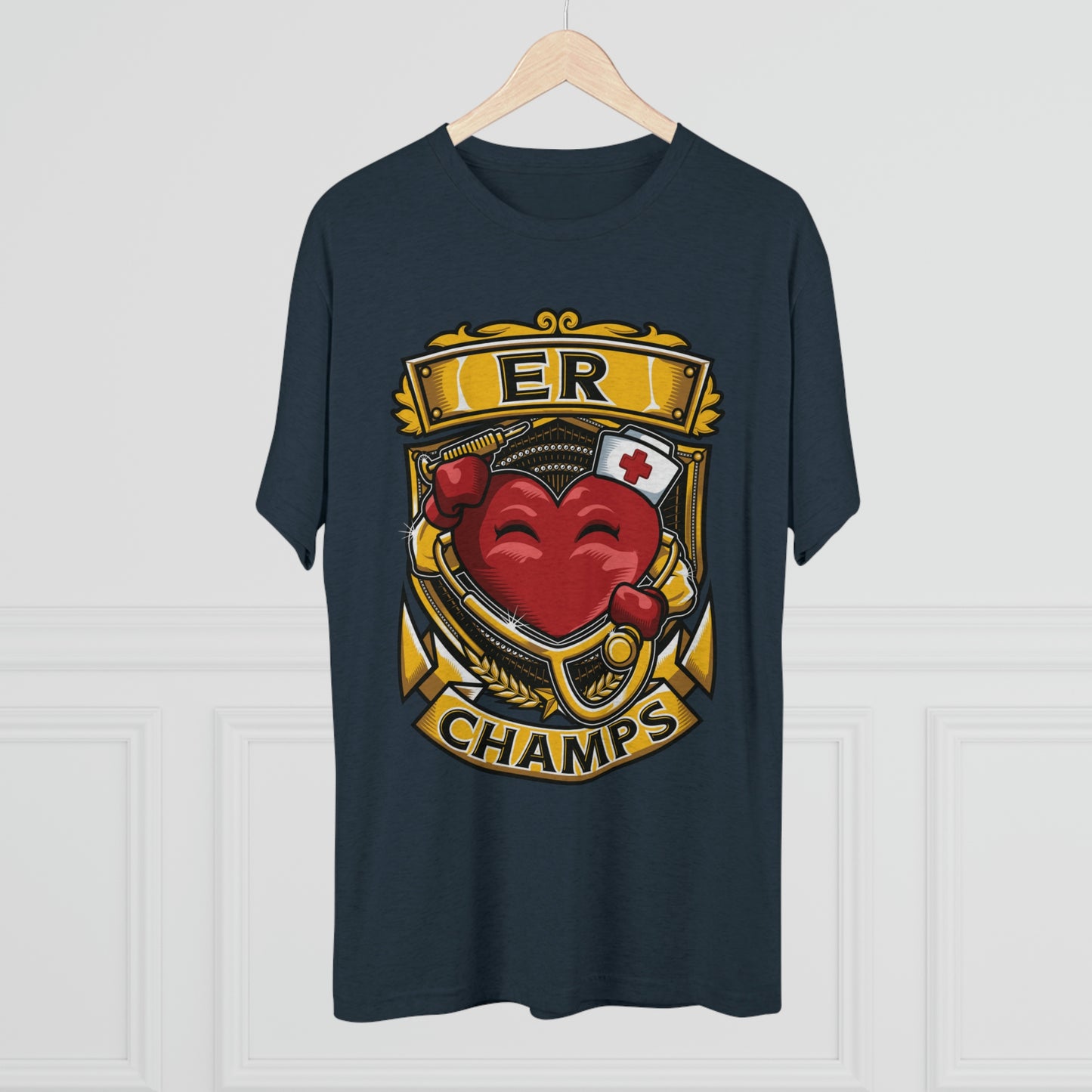 ER CHAMPS - PREMIUM SOFT - Unisex Tri-Blend Crew Tee (Next Level 6010)