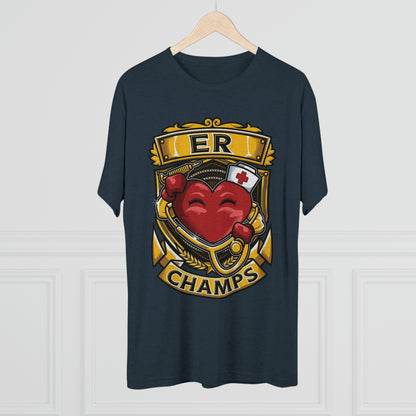 ER CHAMPS - PREMIUM SOFT - Unisex Tri-Blend Crew Tee (Next Level 6010)