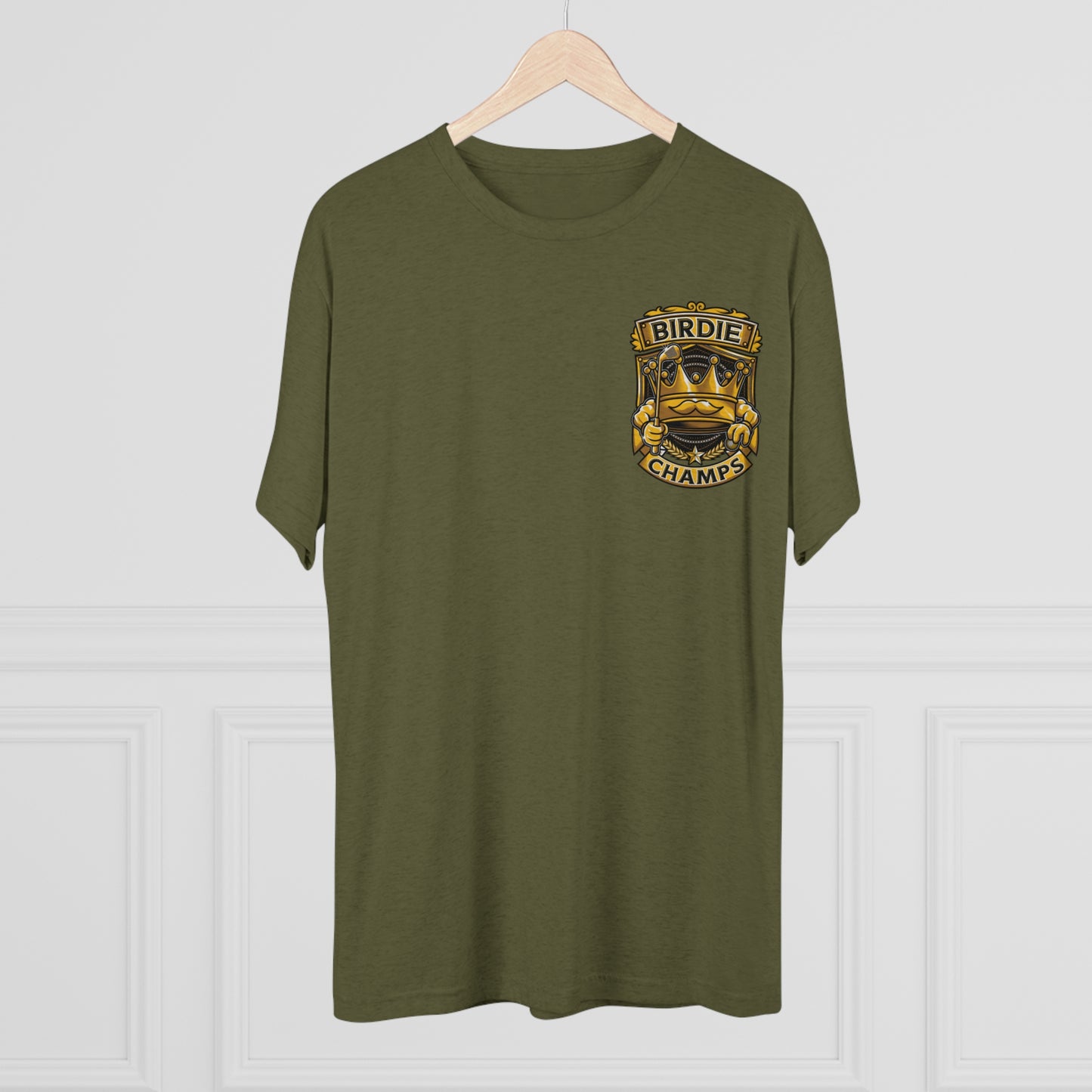 BIRDIE CHAMPS (Small Logo) - PREMIUM SOFT - Unisex Tri-Blend Crew Tee (Next Level 6010)