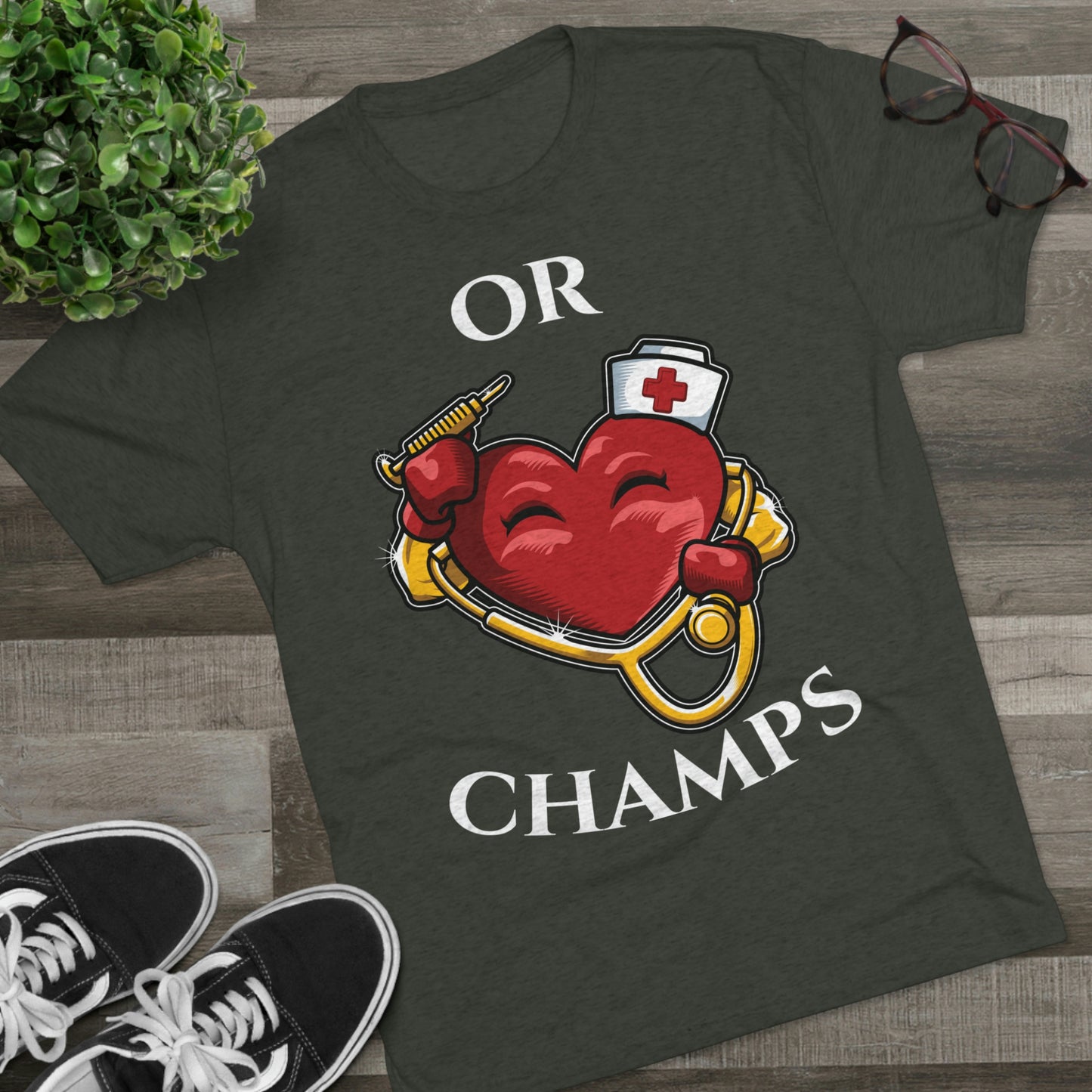 OR CHAMPS - PREMIUM SOFT - Unisex Tri-Blend Crew Tee (Next Level 6010)