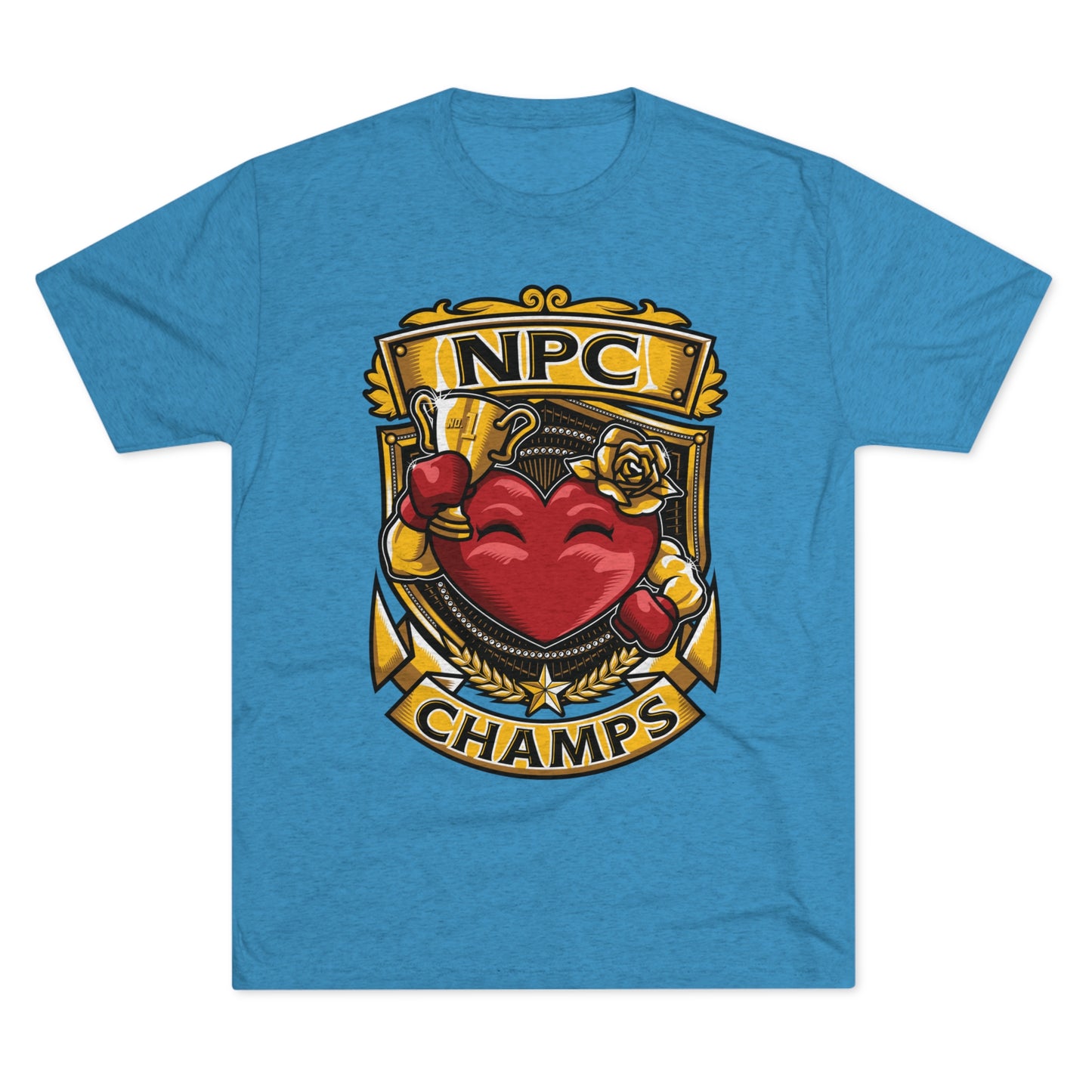 NPC CHAMPS  - PREMIUM SOFT - Unisex Tri-Blend Crew Tee (Next Level 6010)