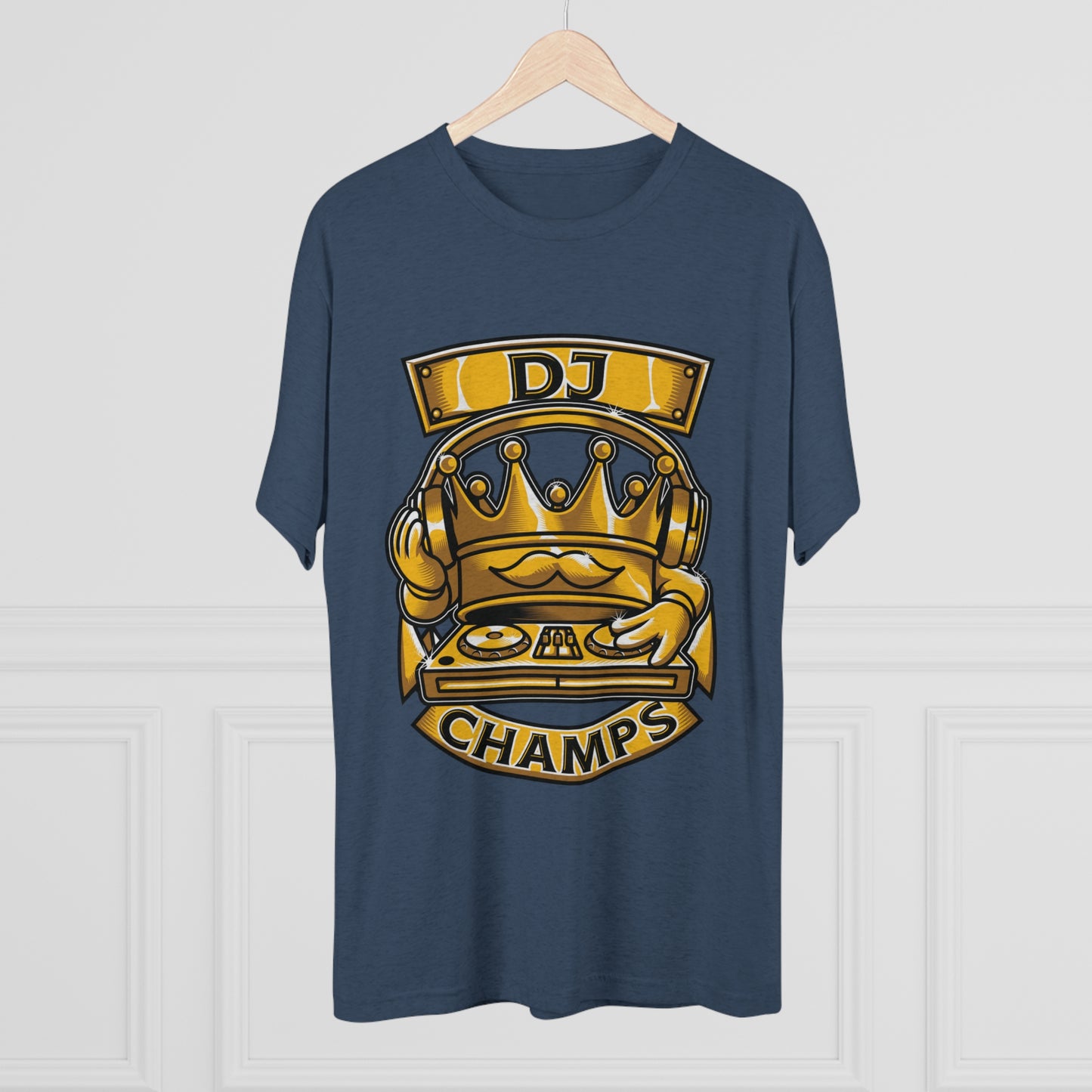 DJ CHAMPS  - PREMIUM SOFT - Unisex Tri-Blend Crew Tee (Next Level 6010)