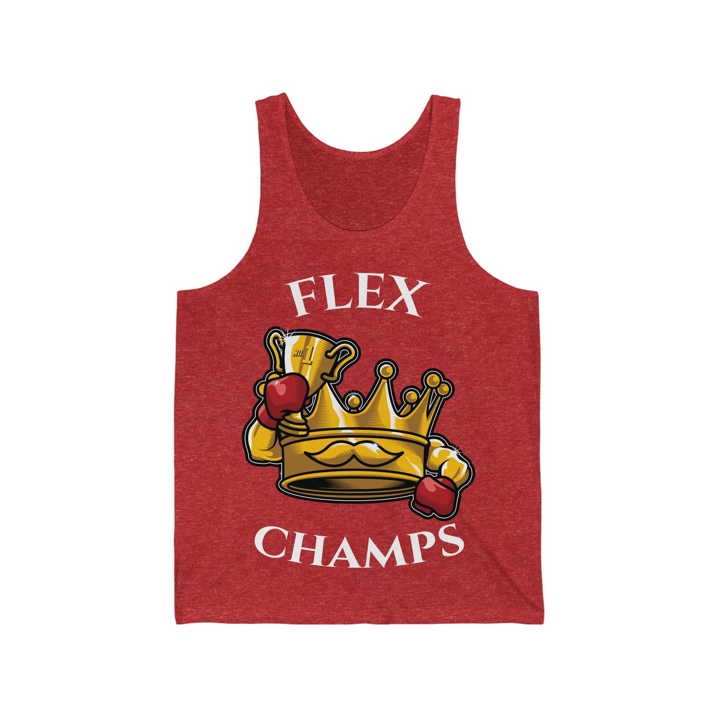FLEX CHAMPS - PREMIUM SOFT - Unisex Jersey Tank (Bella+Canvas 3480)
