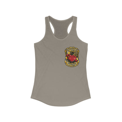 IFBB PHYSIQUE CHAMPS (Small Logo) - Women's Ideal Racerback Tank
