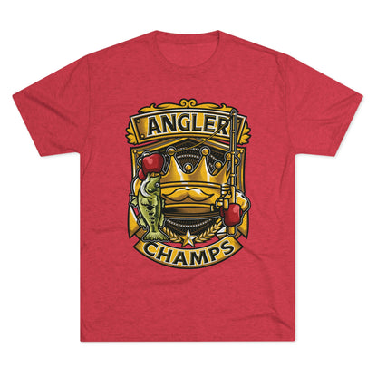 ANGLER CHAMPS - PREMIUM SOFT - Unisex Tri-Blend Crew Tee (Next Level 6010)