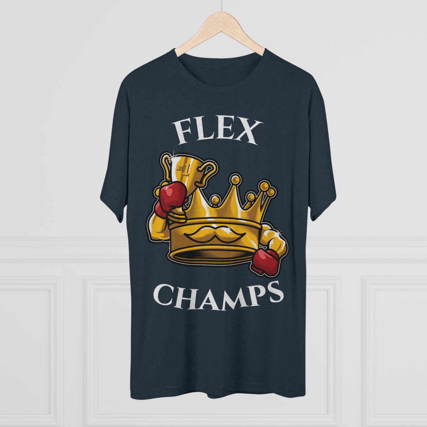 FLEX CHAMPS - PREMIUM SOFT - Unisex Tri-Blend Crew Tee (Next Level 6010)