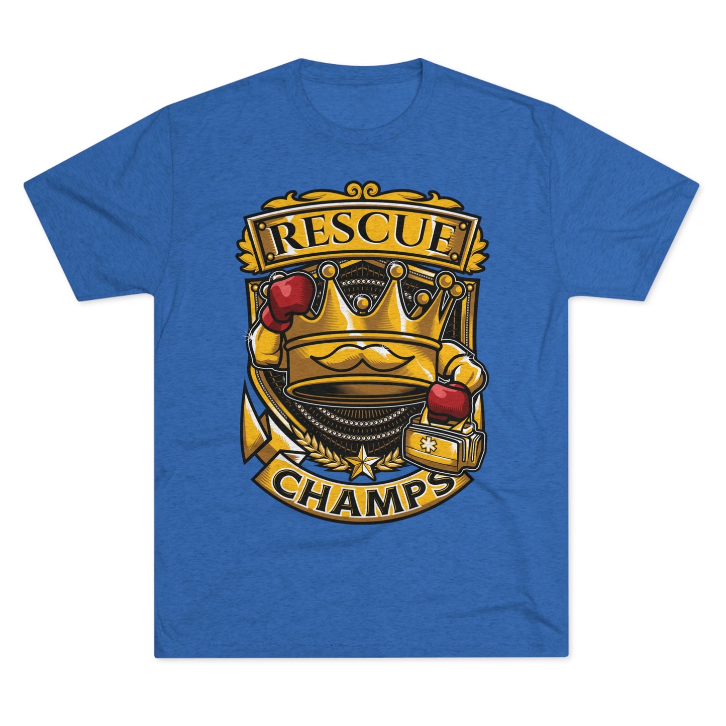 RESCUE CHAMPS  - PREMIUM SOFT - Unisex Tri-Blend Crew Tee (Next Level 6010)