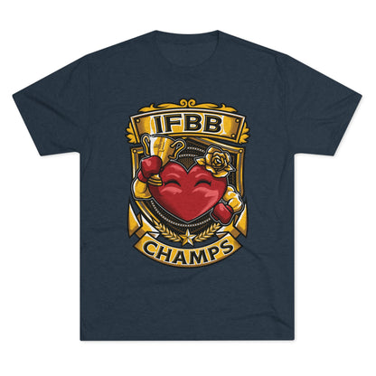 IFBB CHAMPS  - PREMIUM SOFT - Unisex Tri-Blend Crew Tee (Next Level 6010)