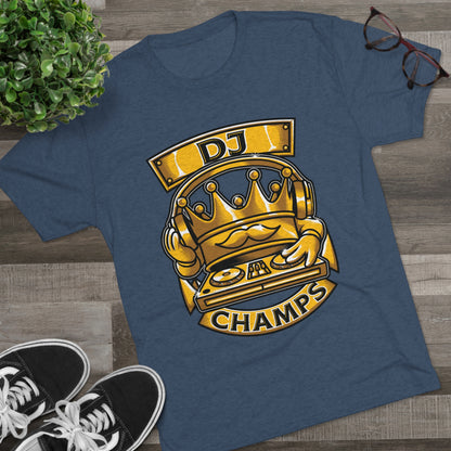 DJ CHAMPS  - PREMIUM SOFT - Unisex Tri-Blend Crew Tee (Next Level 6010)