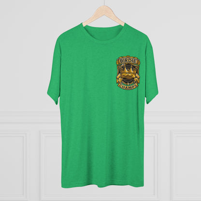 BIRDIE CHAMPS (Small Logo) - PREMIUM SOFT - Unisex Tri-Blend Crew Tee (Next Level 6010)