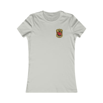 Mom Champs! (Small Front & Back Logo) - Women's Favorite Tee (Bella+Canvas)