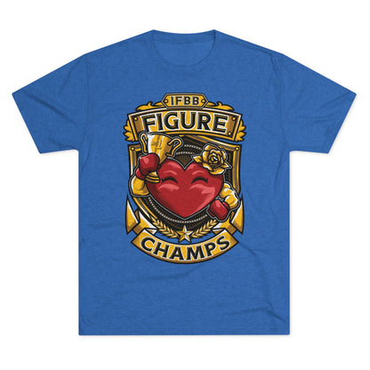 IFBB FIGURE CHAMPS  - PREMIUM SOFT - Unisex Tri-Blend Crew Tee (Next Level 6010)