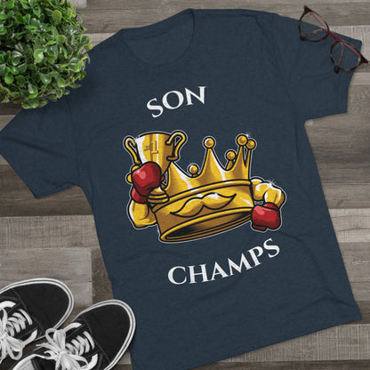 SON CHAMPS  - PREMIUM SOFT - Unisex Tri-Blend Crew Tee (Next Level 6010)