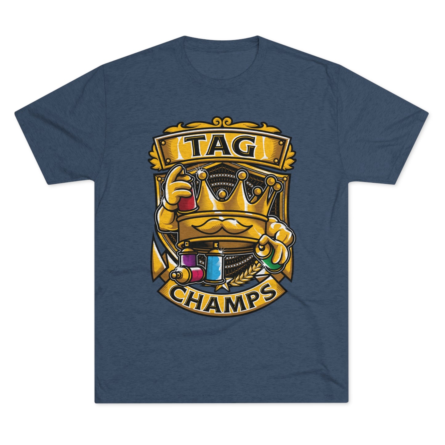TAG CHAMPS  - PREMIUM SOFT - Unisex Tri-Blend Crew Tee (Next Level 6010)