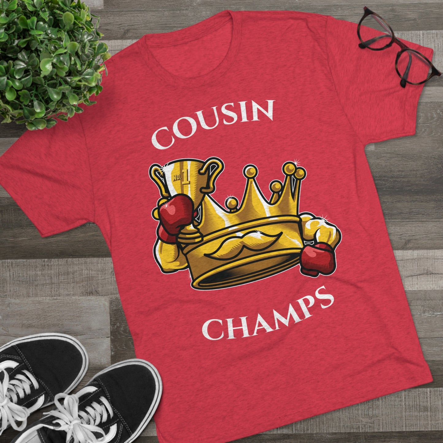 COUSIN CHAMPS  - PREMIUM SOFT - Unisex Tri-Blend Crew Tee (Next Level 6010)