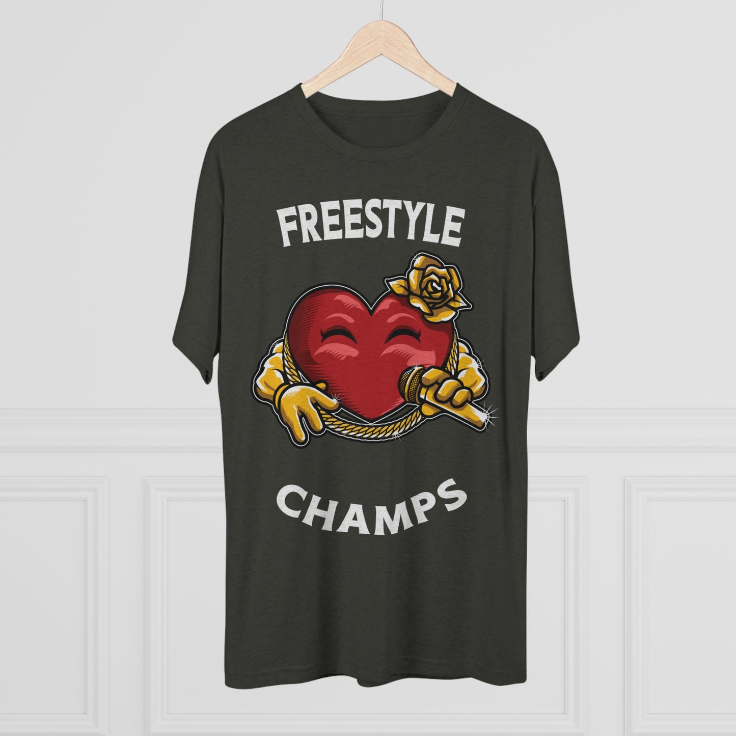 FREESTYLE CHAMPS  - PREMIUM SOFT - Unisex Tri-Blend Crew Tee (Next Level 6010)