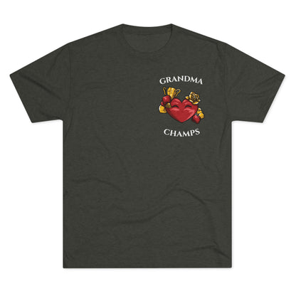 GRANDMA CHAMPS  - PREMIUM SOFT - Unisex Tri-Blend Crew Tee (Next Level 6010)