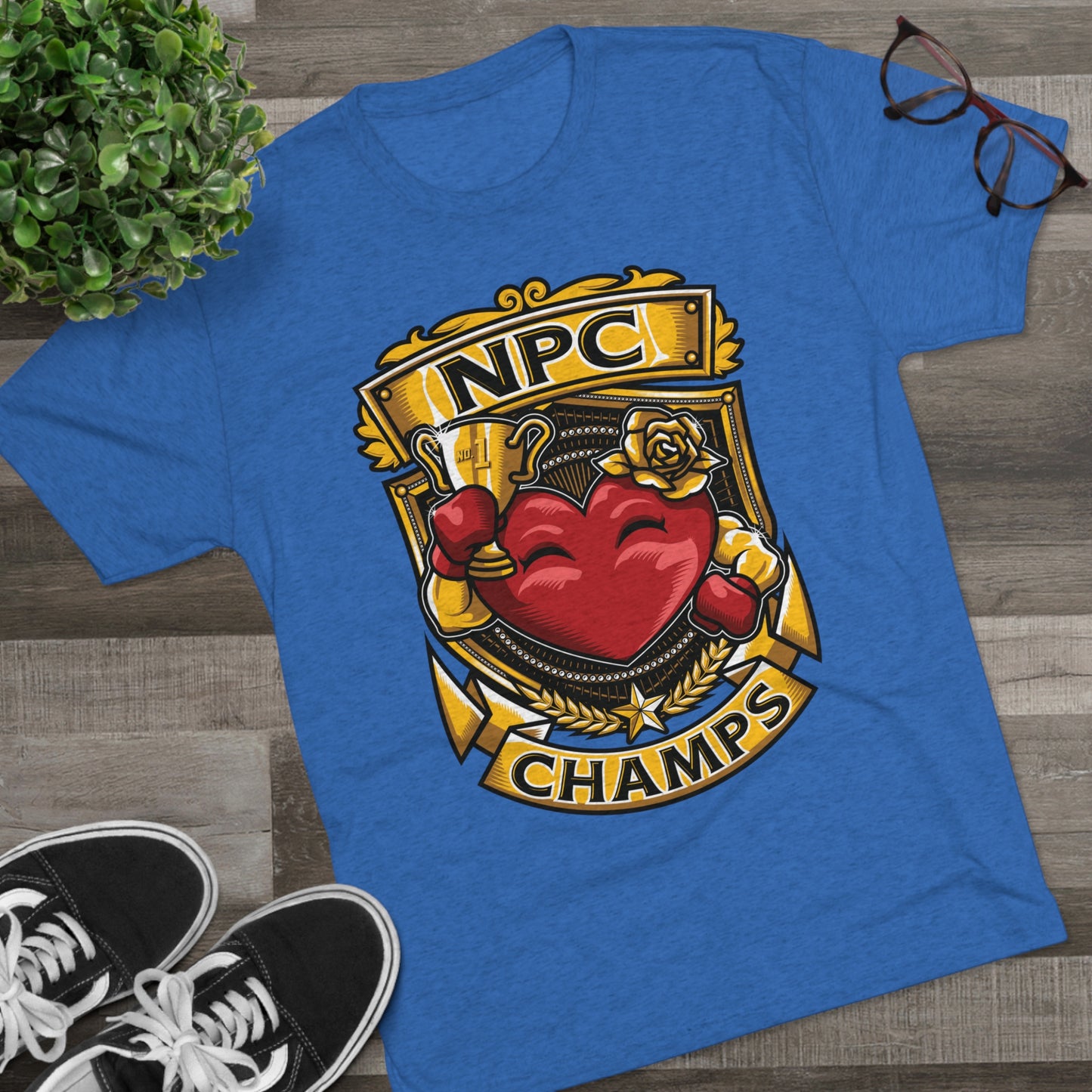 NPC CHAMPS  - PREMIUM SOFT - Unisex Tri-Blend Crew Tee (Next Level 6010)