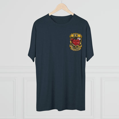 ER CHAMPS (Small Logo) - PREMIUM SOFT - Unisex Tri-Blend Crew Tee (Next Level 6010)