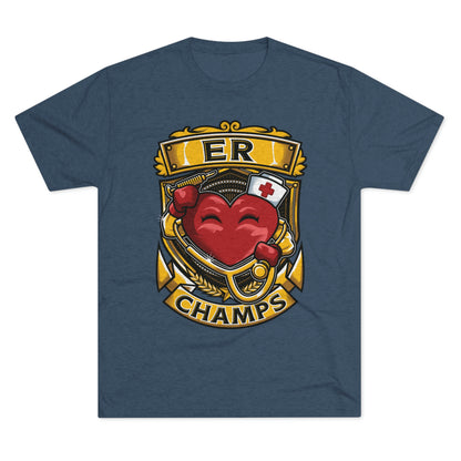ER CHAMPS - PREMIUM SOFT - Unisex Tri-Blend Crew Tee (Next Level 6010)