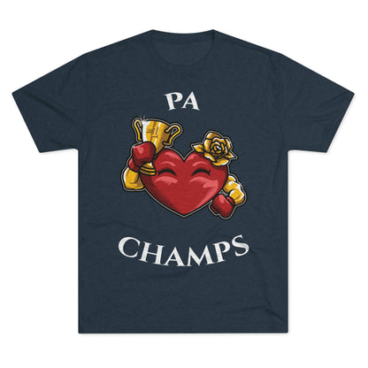 PA CHAMPS (Alternate Logo) - PREMIUM SOFT - Unisex Tri-Blend Crew Tee (Next Level 6010)