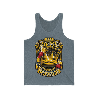 IFBB PHYSIQUE CHAMPS - PREMIUM SOFT - Unisex Jersey Tank (Bella+Canvas 3480)