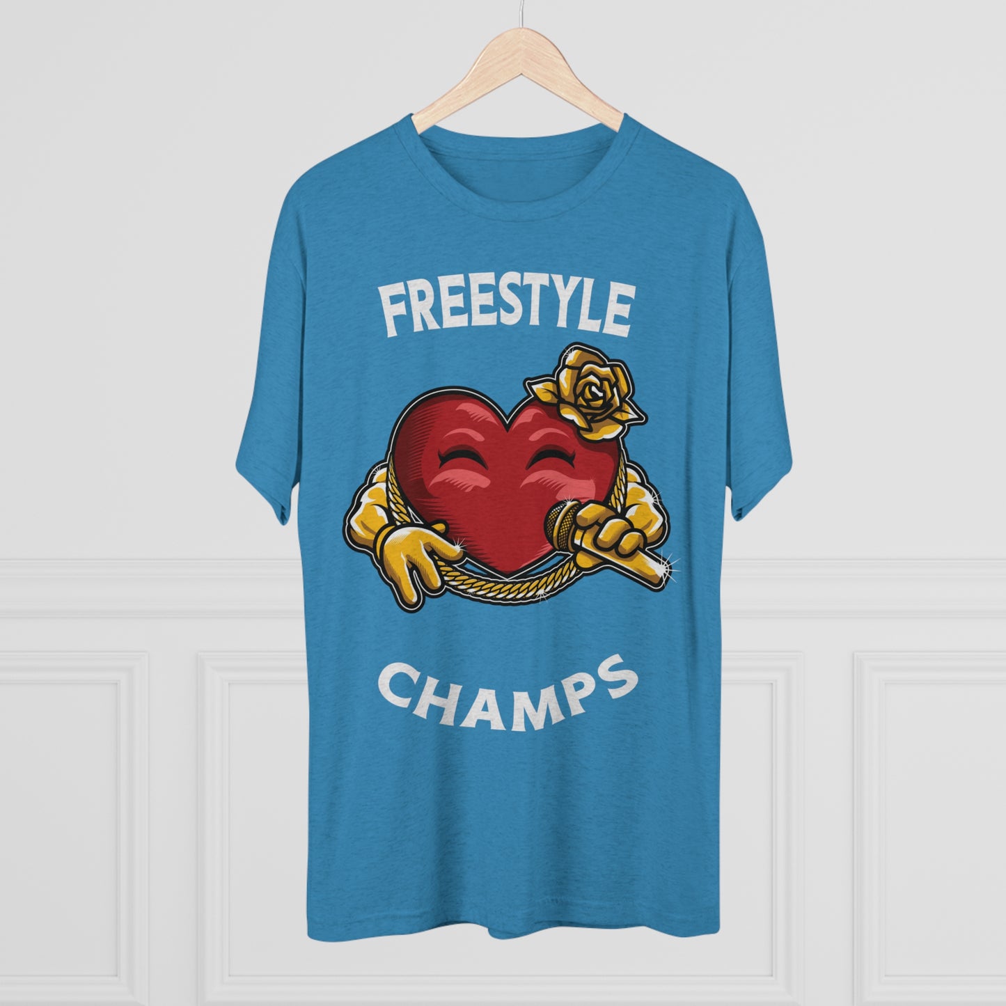 FREESTYLE CHAMPS  - PREMIUM SOFT - Unisex Tri-Blend Crew Tee (Next Level 6010)