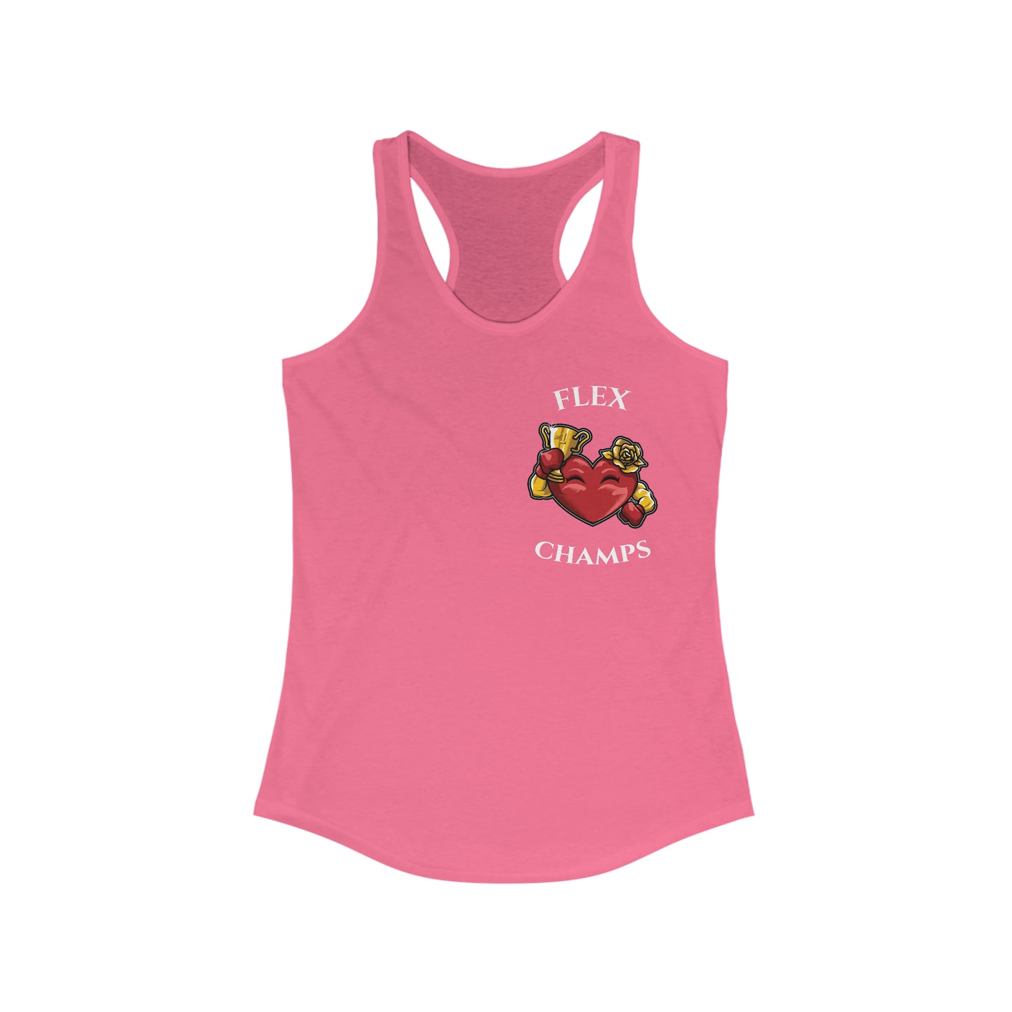 FLEX CHAMPS (Small Logo) - Women's Ideal Racerback Tank