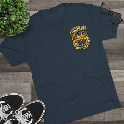 BIRDIE CHAMPS (Small Logo) - PREMIUM SOFT - Unisex Tri-Blend Crew Tee (Next Level 6010)