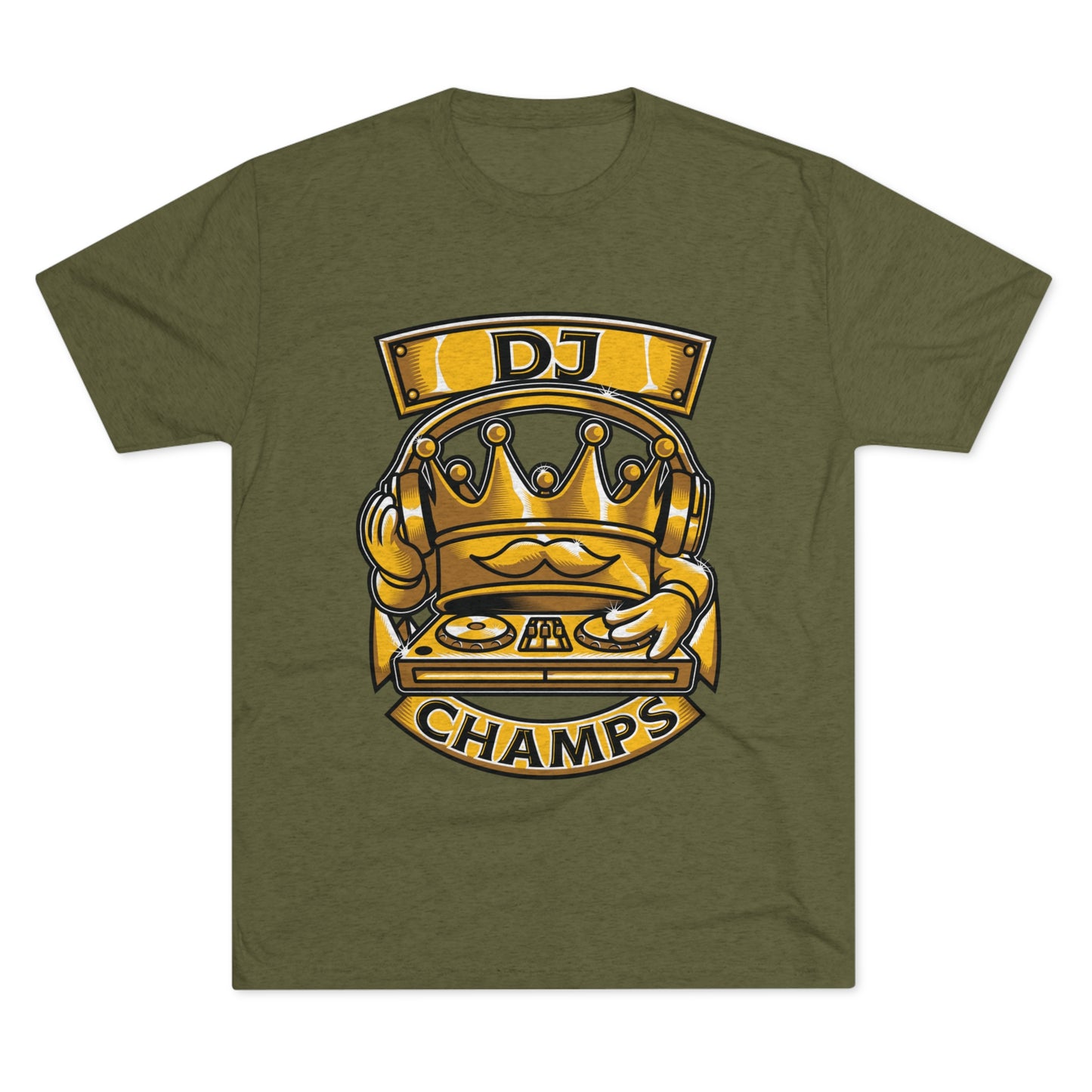 DJ CHAMPS  - PREMIUM SOFT - Unisex Tri-Blend Crew Tee (Next Level 6010)