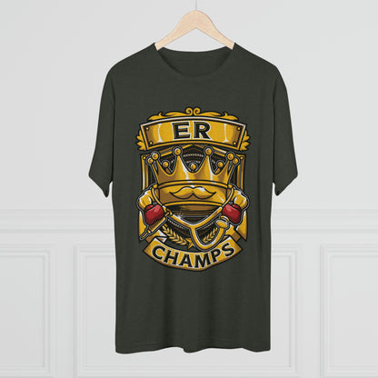 ER CHAMPS - PREMIUM SOFT - Unisex Tri-Blend Crew Tee (Next Level 6010)