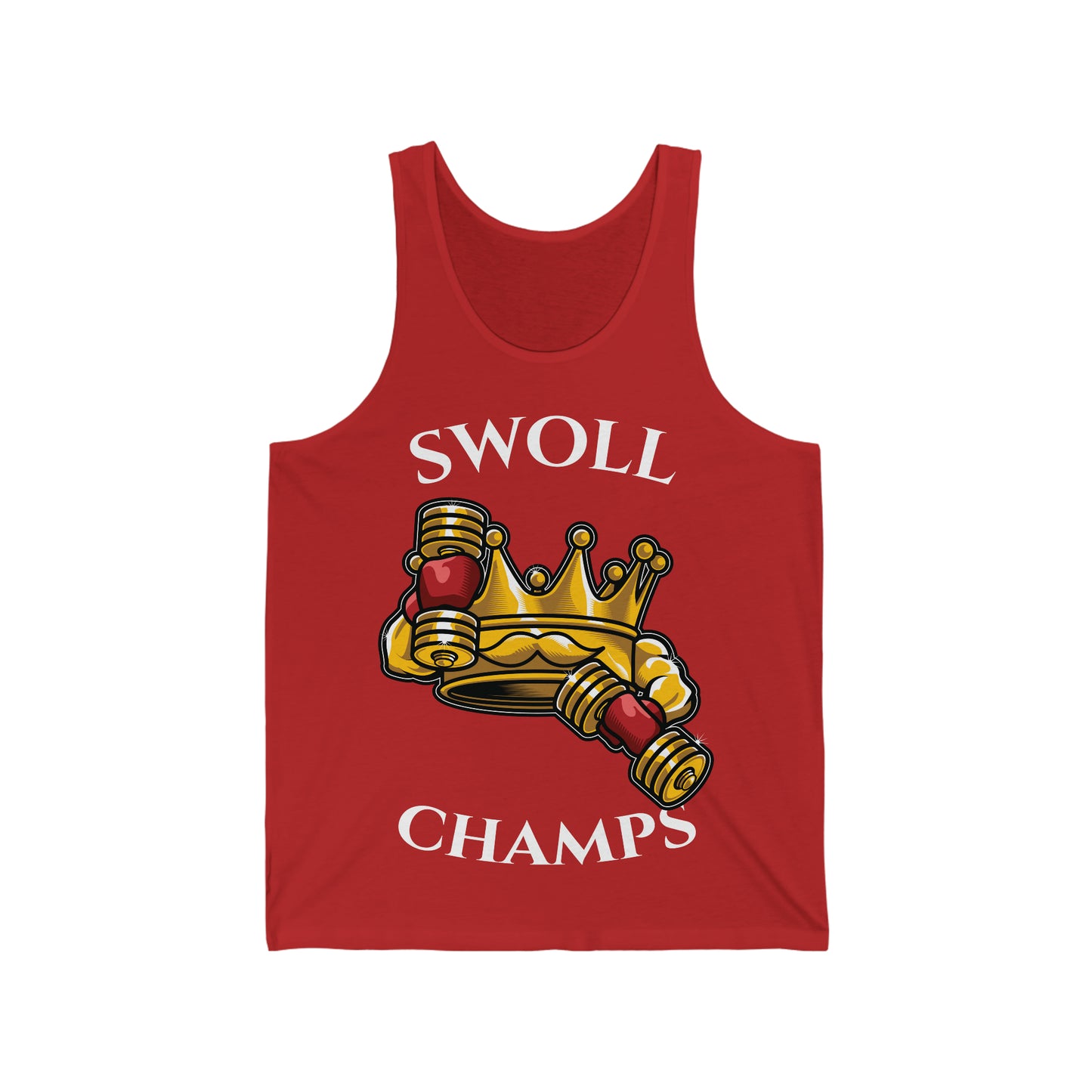 SWOLL CHAMPS - PREMIUM SOFT - Unisex Jersey Tank (Bella+Canvas 3480)
