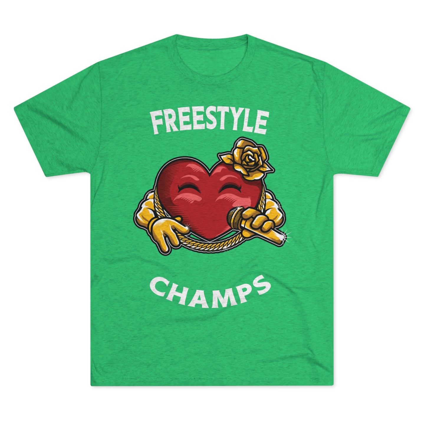 FREESTYLE CHAMPS  - PREMIUM SOFT - Unisex Tri-Blend Crew Tee (Next Level 6010)