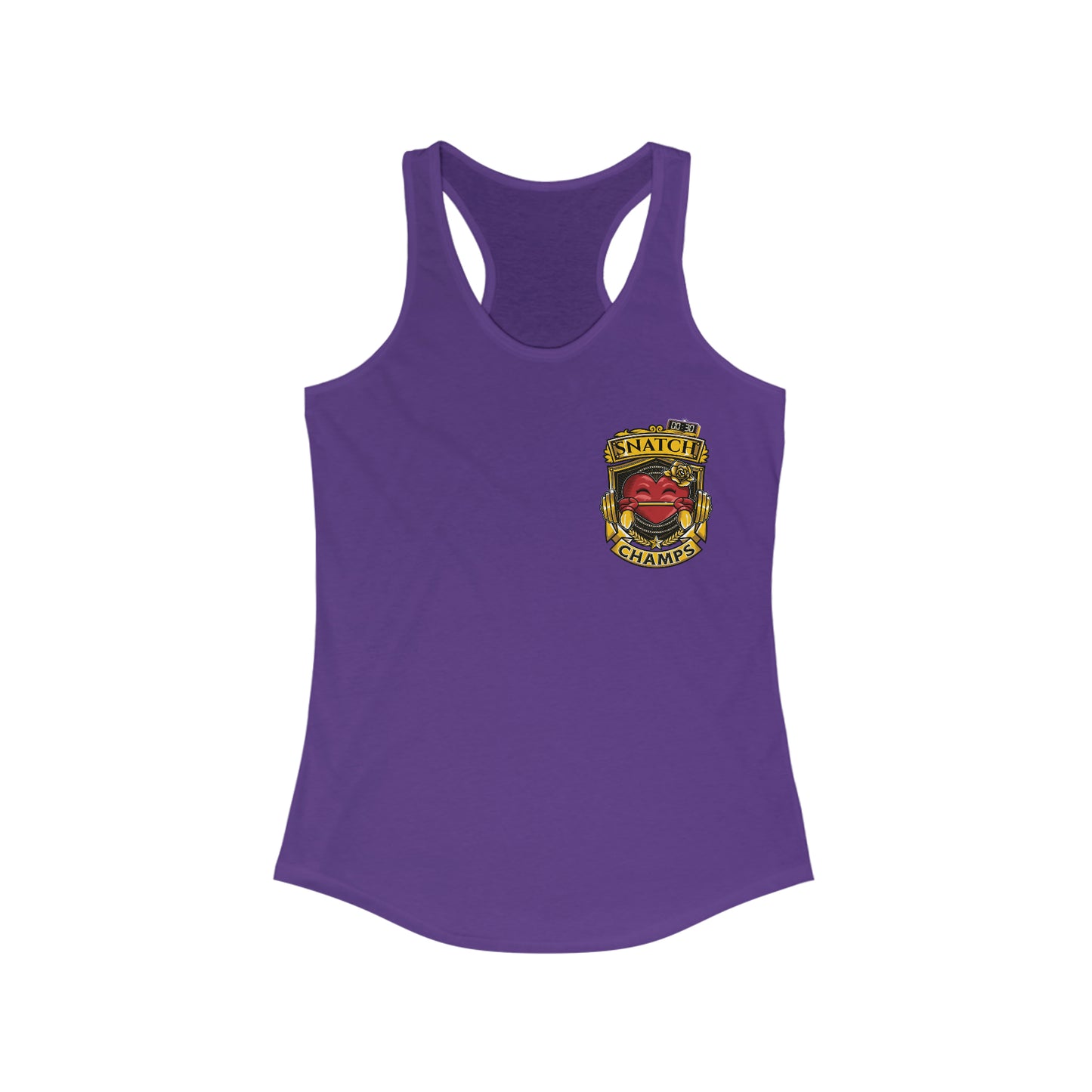 SNATCH CHAMPS (Small Logo) - Women's Ideal Racerback Tank