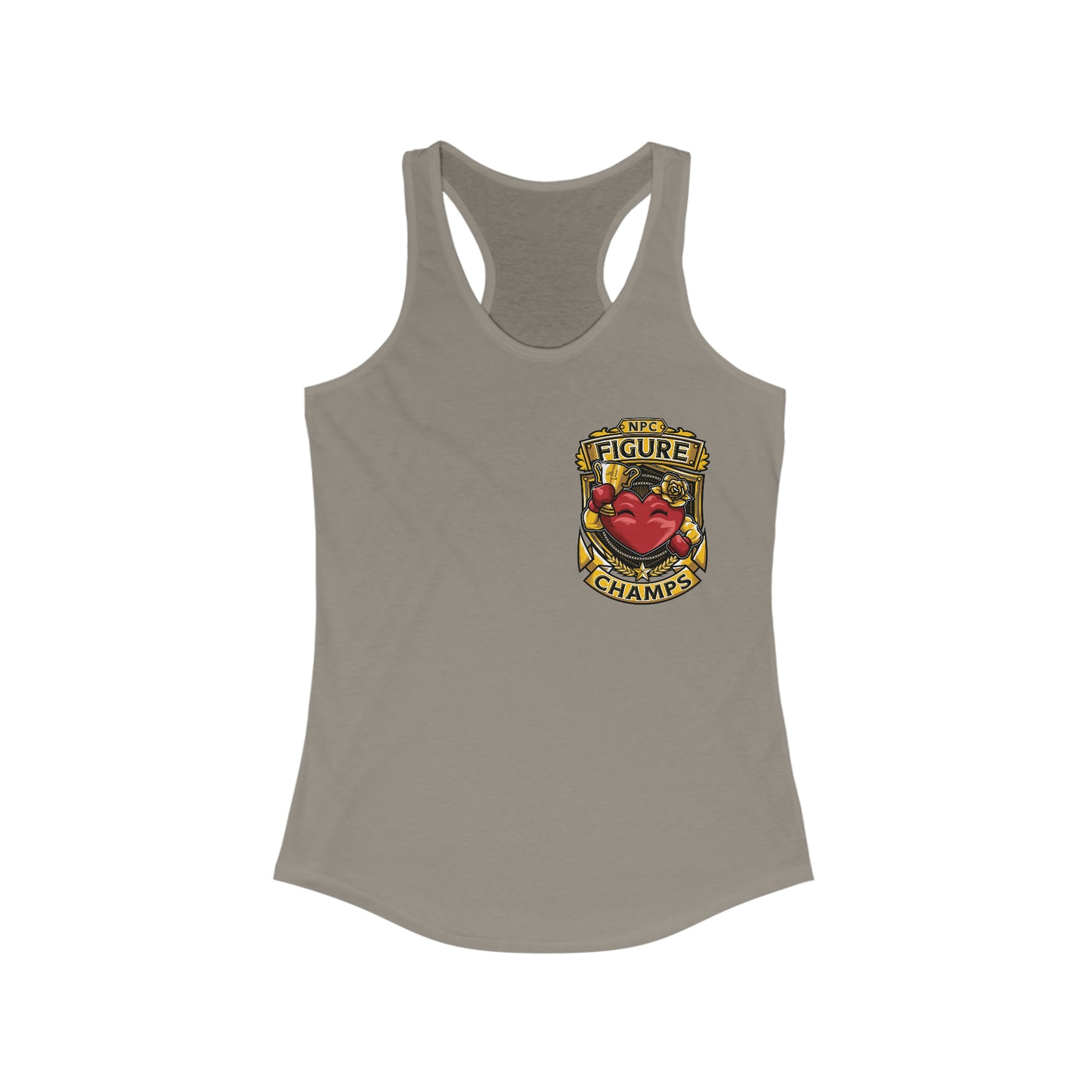 NPC FIGURE CHAMPS (Small Logo) - Women's Ideal Racerback Tank