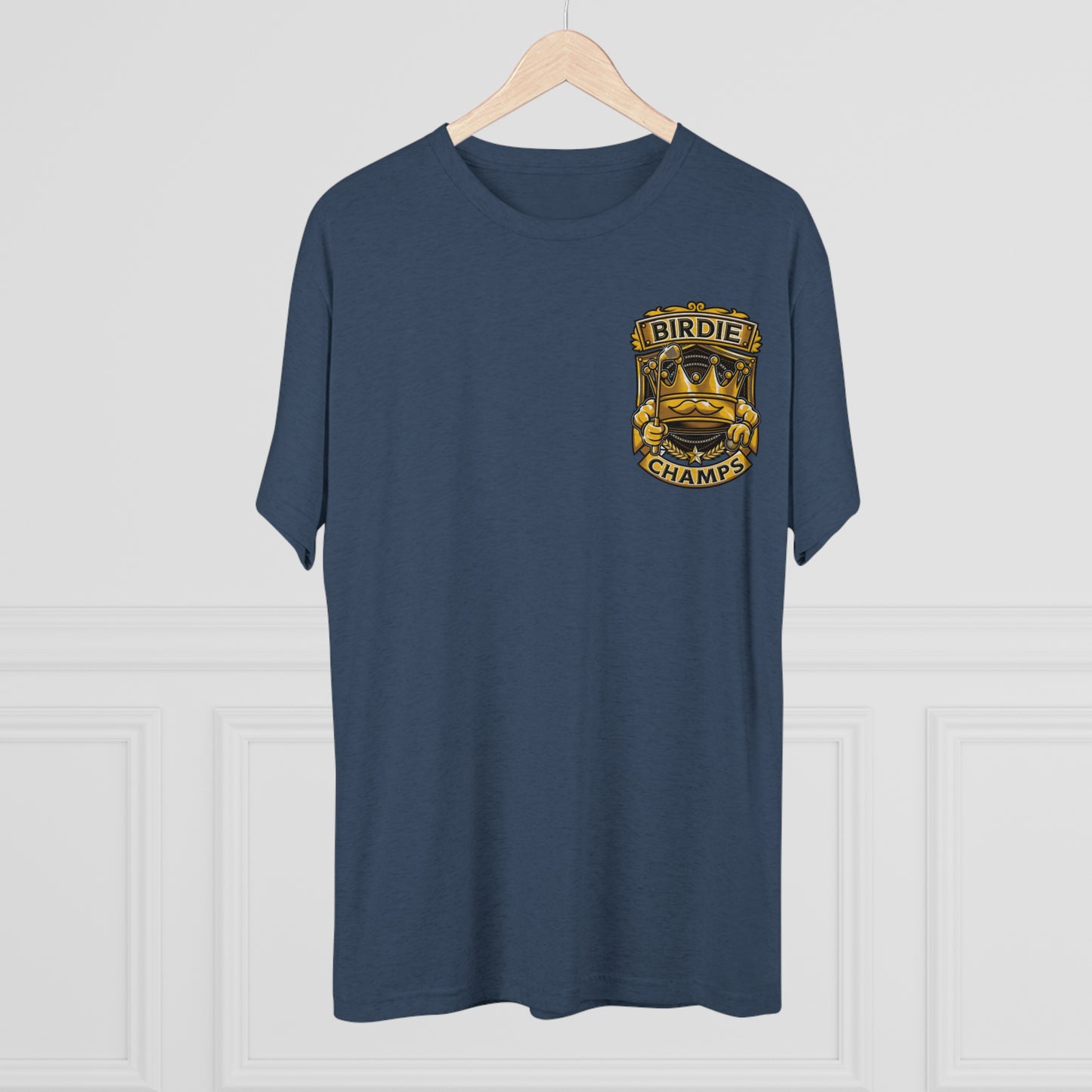BIRDIE CHAMPS (Small Logo) - PREMIUM SOFT - Unisex Tri-Blend Crew Tee (Next Level 6010)