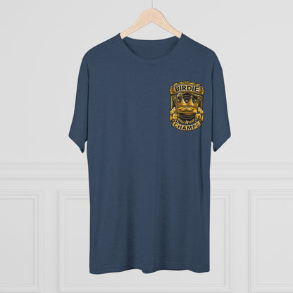 BIRDIE CHAMPS (Small Logo) - PREMIUM SOFT - Unisex Tri-Blend Crew Tee (Next Level 6010)