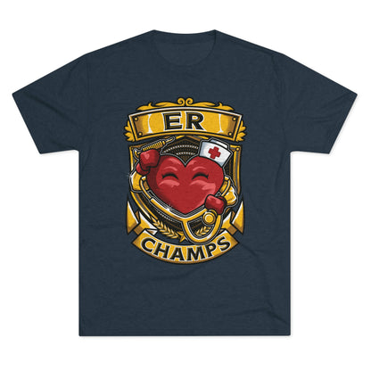 ER CHAMPS - PREMIUM SOFT - Unisex Tri-Blend Crew Tee (Next Level 6010)
