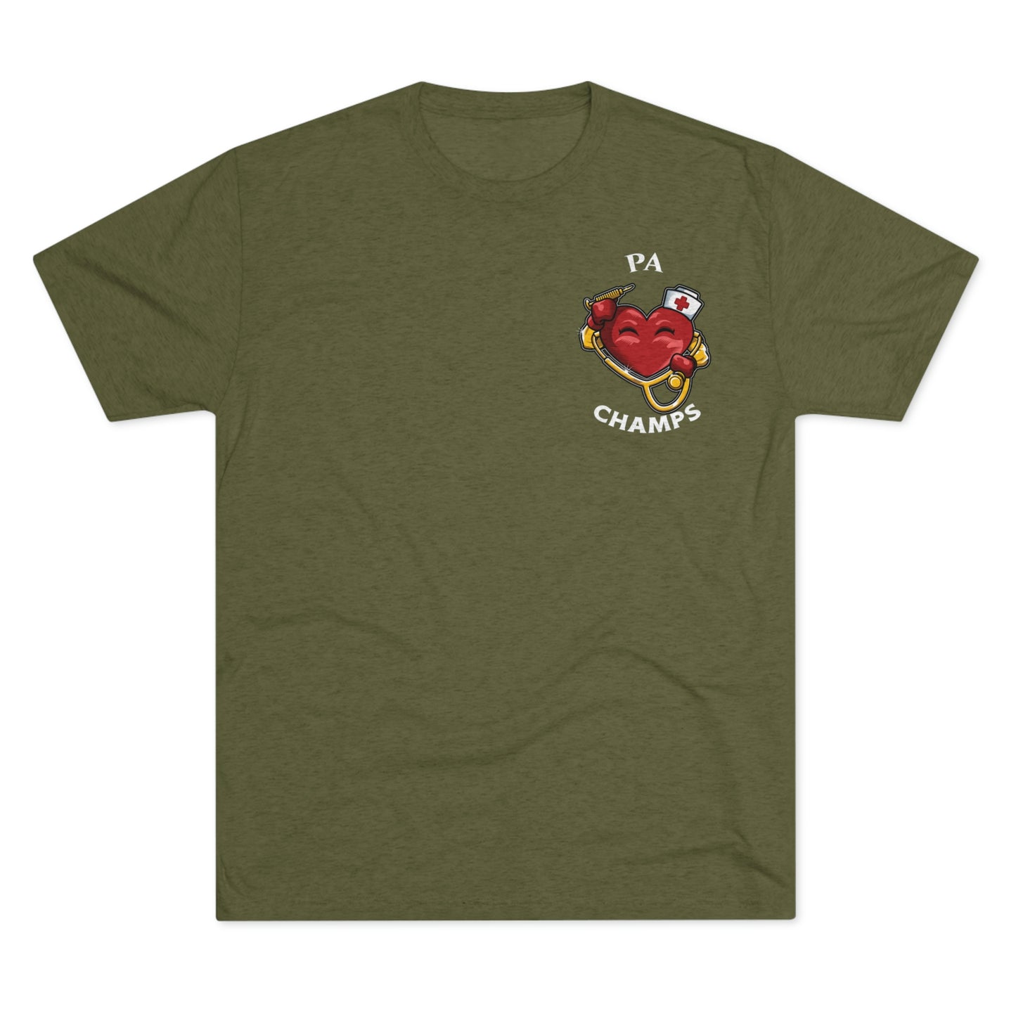 PA CHAMPS (Small Logo) - PREMIUM SOFT - Unisex Tri-Blend Crew Tee (Next Level 6010)