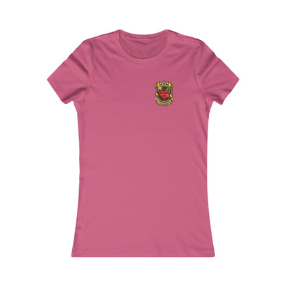 Mom Champs! (Small Front Logo) - Women's Favorite Tee (Bella+Canvas)