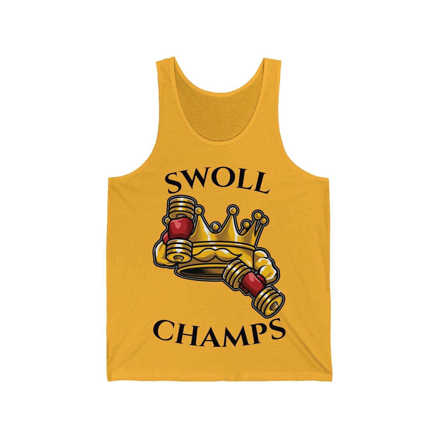 SWOLL CHAMPS - PREMIUM SOFT - Unisex Jersey Tank (Bella+Canvas 3480)