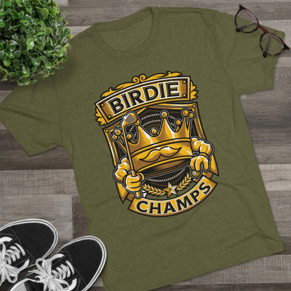 BIRDIE CHAMPS  - PREMIUM SOFT - Unisex Tri-Blend Crew Tee (Next Level 6010)