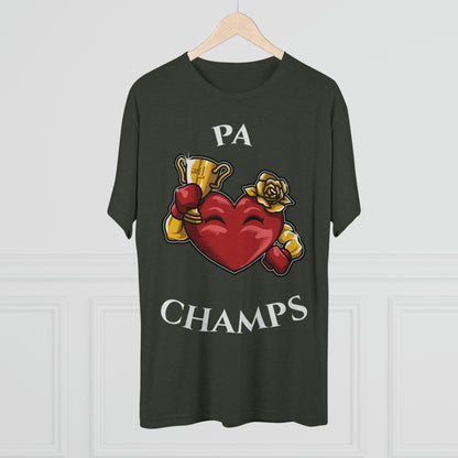 PA CHAMPS (Alternate Logo) - PREMIUM SOFT - Unisex Tri-Blend Crew Tee (Next Level 6010)