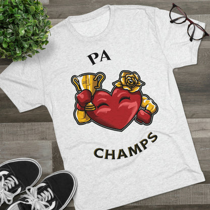 PA CHAMPS (Alternate Logo) - PREMIUM SOFT - Unisex Tri-Blend Crew Tee (Next Level 6010)
