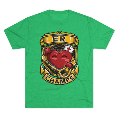 ER CHAMPS - PREMIUM SOFT - Unisex Tri-Blend Crew Tee (Next Level 6010)